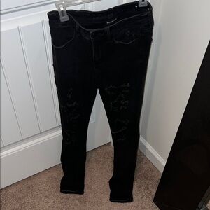 American Eagle Outfitters Next Level Stretch Black Jeans